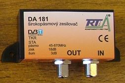 zWodaplug DA181 data pass thru broadband Amplifier fot TV coax c