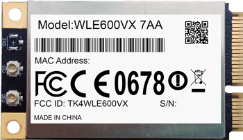 COMPEX WLE600VX miniPCIe module, QCA9882, 802.11ac ,2*2, 2,4/5GH