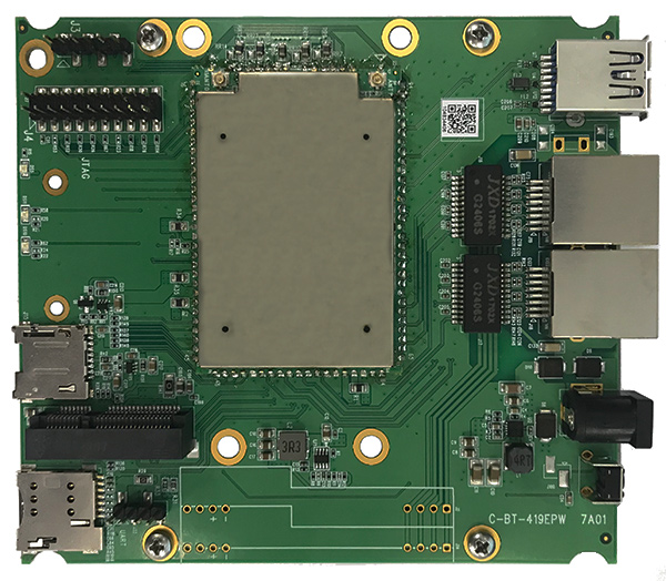 COMPEX WPJ419 Wasabi Board IPQ4019, 710MHz ARM7 CPU / 2x GE Port