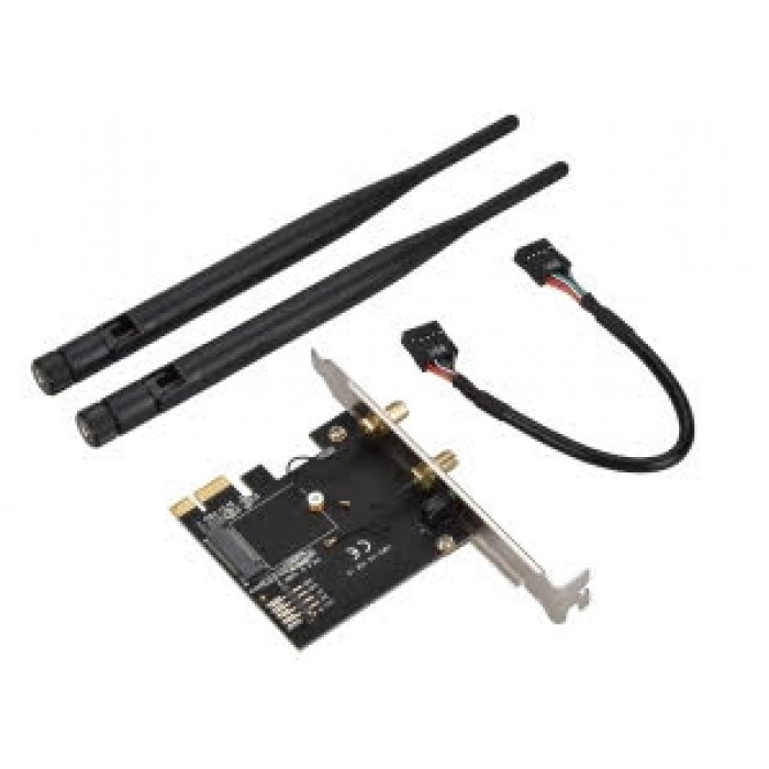 LTE PC adapter for M.2 5G 4G LTE modules incl Pigtails, Antennas