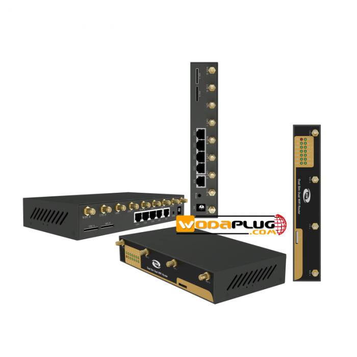 -Wodaplug® Dual SIM 5G 4G LTE-A dual module router MTK7621,4*LAN